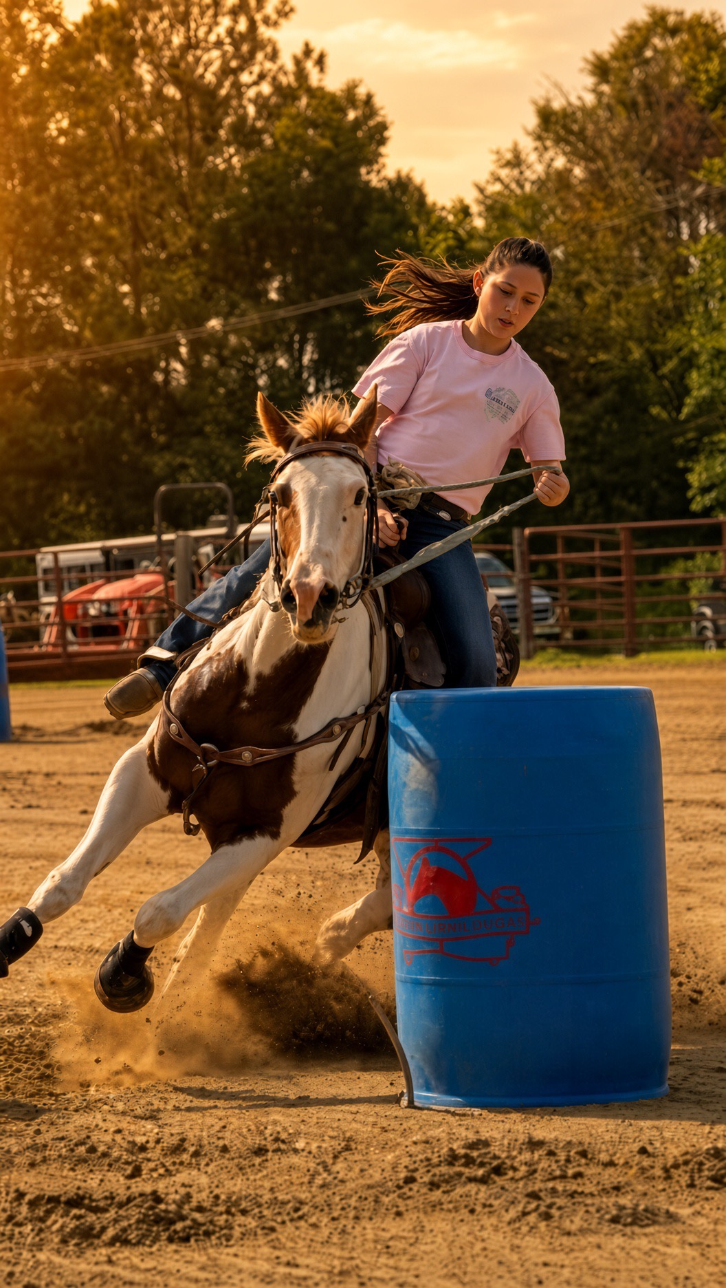 Around the barrel